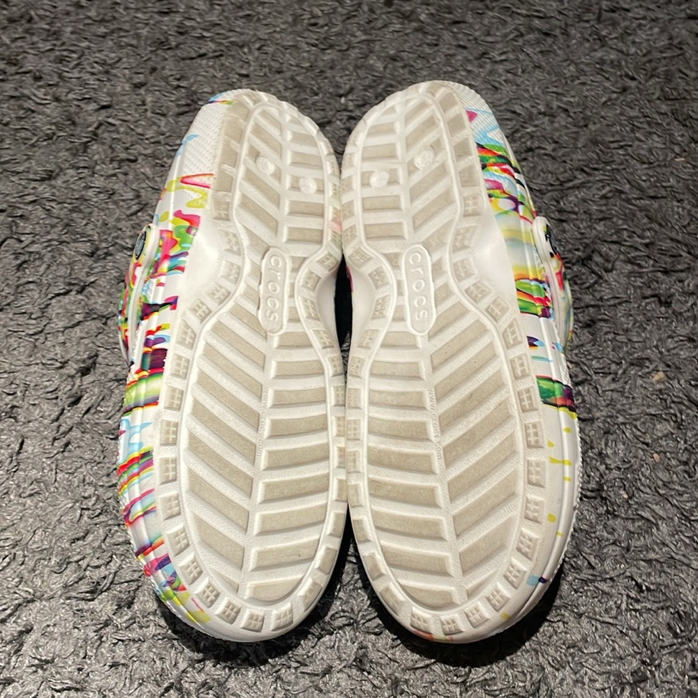 Paint Splatter Crocs View 5